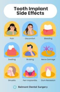 What are the long term side effects of dental implants?
