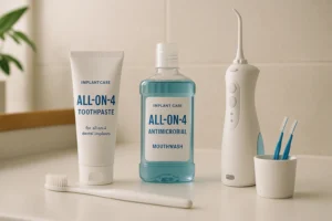 What is the best toothpaste for All-on-4 implants?